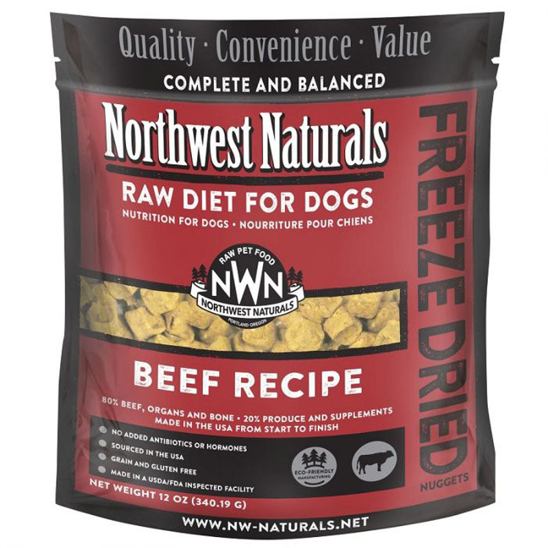 NORTHWEST NATURALS FREEZE DRIED RAW DIET DOG FOOD - BEEF