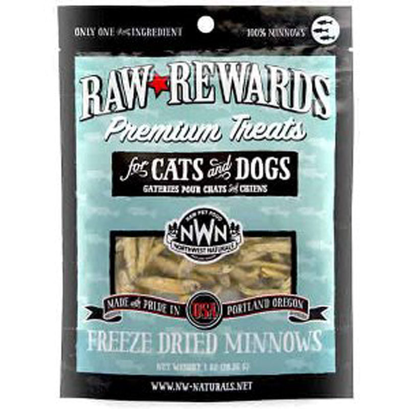 Freeze Dried Minnows Treats for Dogs & Cats 1oz