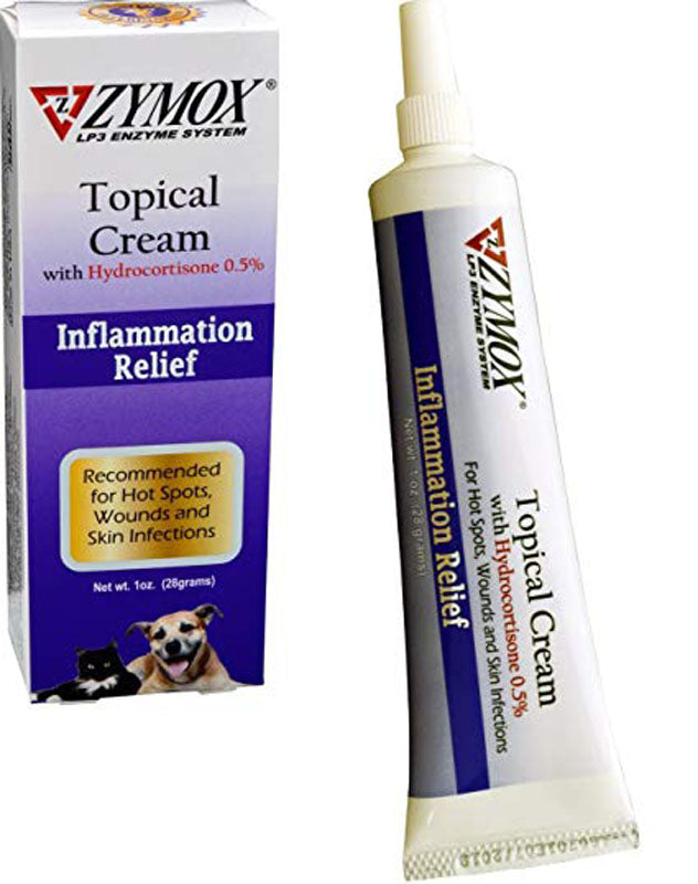 ZYMOX Topical Cream with 0.5% Hydrocortisone