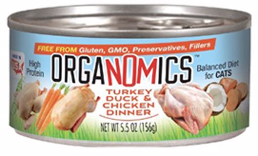 Ergonomics Turkey Duck & Chicken Canned Cat Dinner 5.5oz