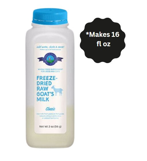 Shepherd Boy Farms , FREEZE DRIED GOAT MILK FOD DOGS AND CATS (CLASSIC)