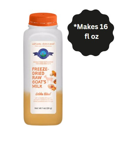 Shepherd Boy Farms , FREEZE DRIED GOAT MILK FOD DOGS AND CATS (GOLDEN)