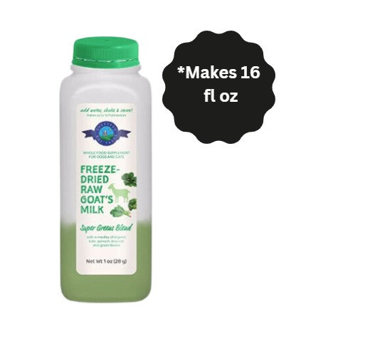 Shepherd Boy Farms , FREEZE DRIED GOAT MILK FOD DOGS AND CATS (SUPERGREEN)