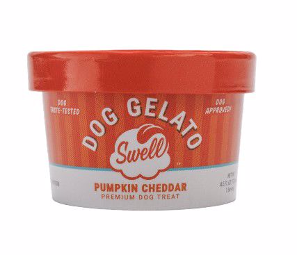 SWELL PUMPKIN CHEDDAR FROZEN GELATO for Dogs 4.5oz