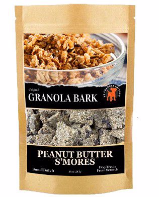K9 GRANOLA PEANUT BUTTER SMORES GRANOLA BARK for Dogs 10oz