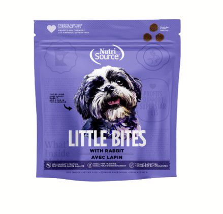 NUTRISOURCE RABBIT LITTLE BITES GF Dog Treats 6oz