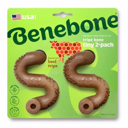 Benebone TINY DOG TRIPE 2PK