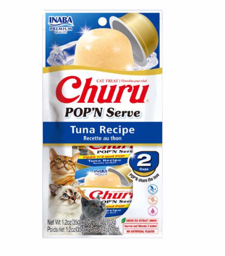 Churu Pop'N Serve Tuna Recipe 2pk