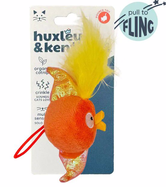 GOLDFISH FLINGER CATNIP PLUSH 4" CAT TOY