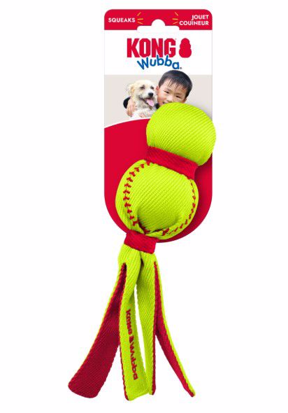 SOFTBALL WUBBA DOG TOY
