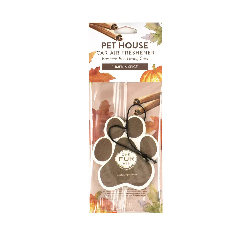 Pet House Pumpkin Spice Car Air Freshener