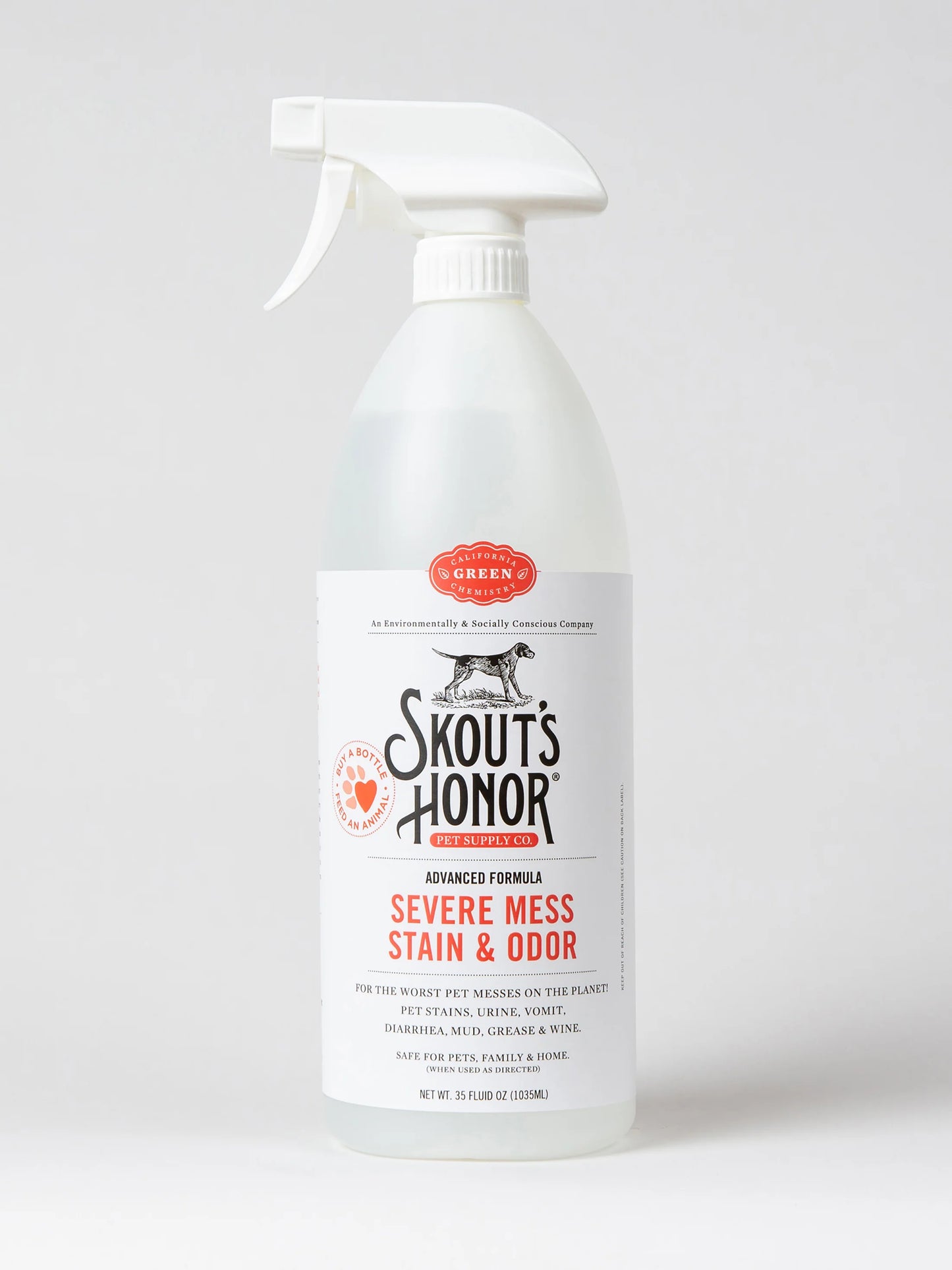 Skout's Honor Severe Mess Stain & Odor Advanced Formula. 35oz