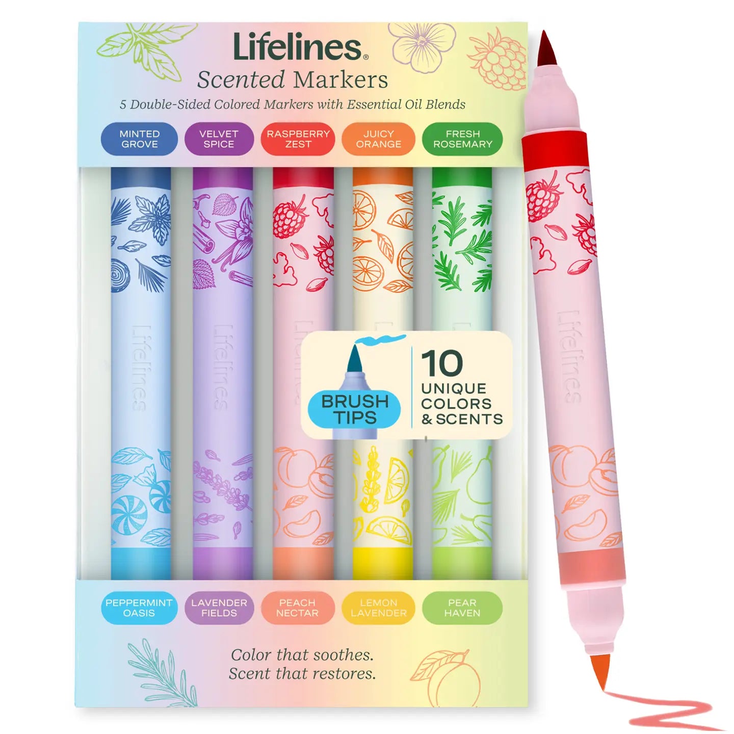 Scented Markers - 10 Colors & Scents