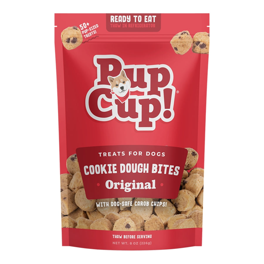 PUPCUP! DOG FROZEN ORIGINAL COOKIE DOUGH BITES 8OZ