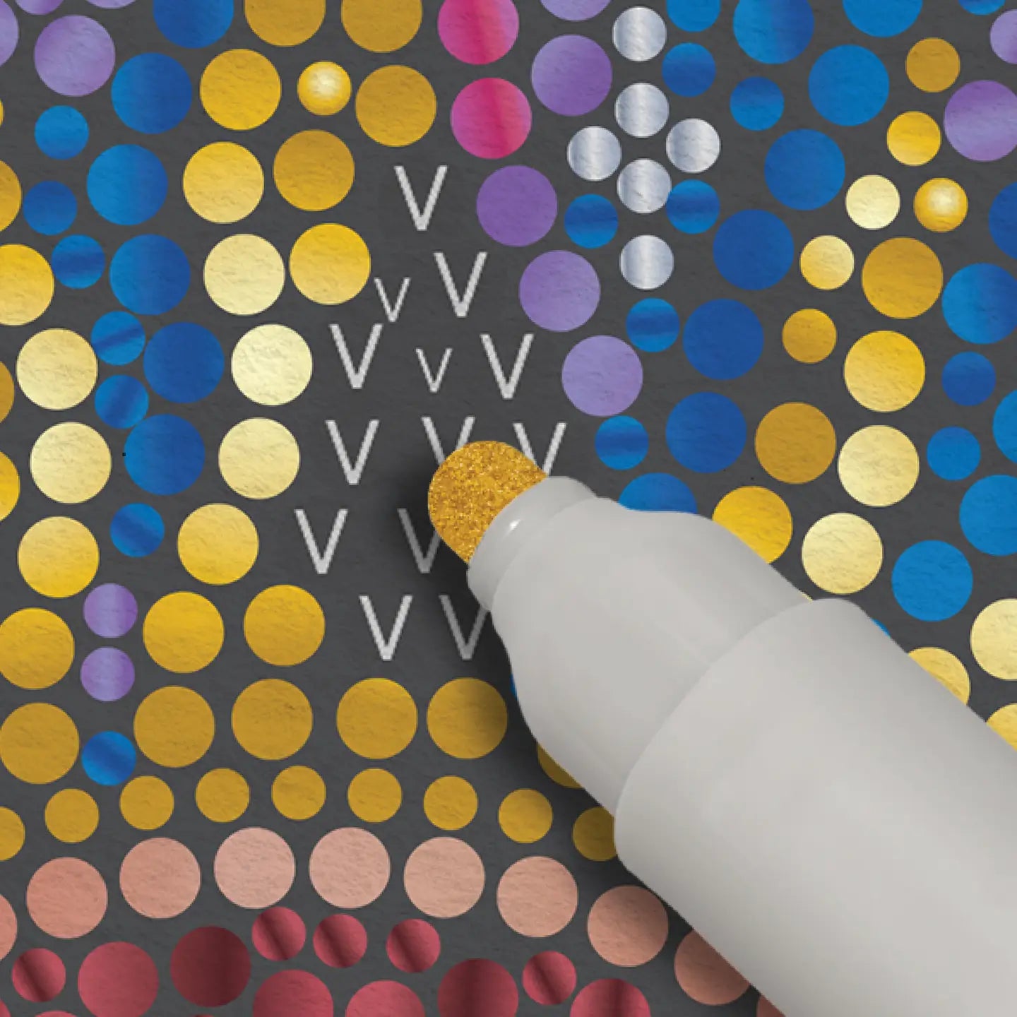 Flowart - Dots-By-Letter Into the Galaxy (Metallic Ink)