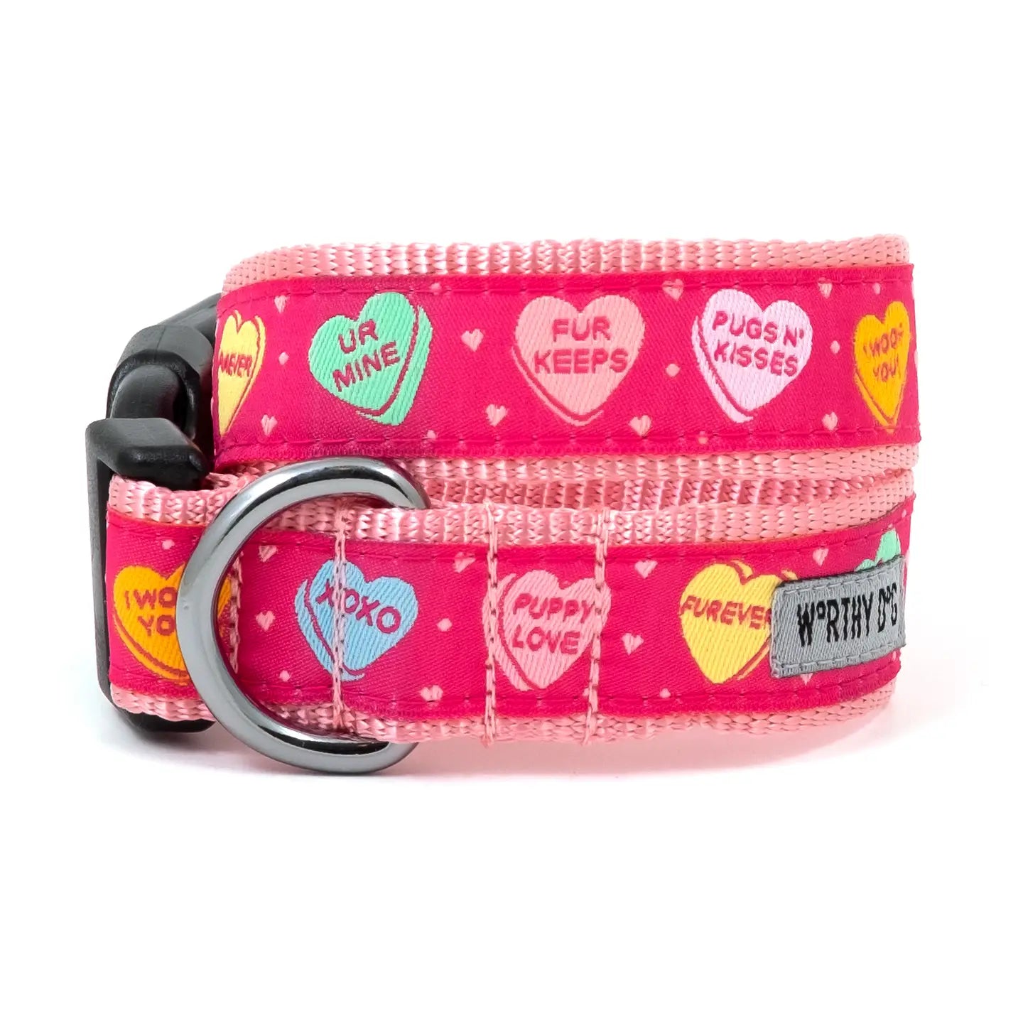 "Puppy Love" Dog Collar by The Worthy Dog