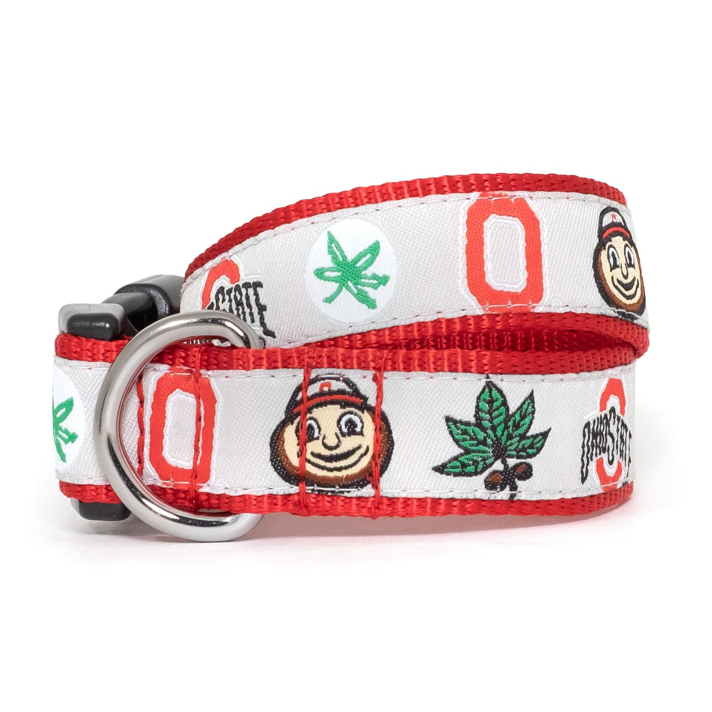 "Ohio State Icons" Dog Collar by The Worthy Dog