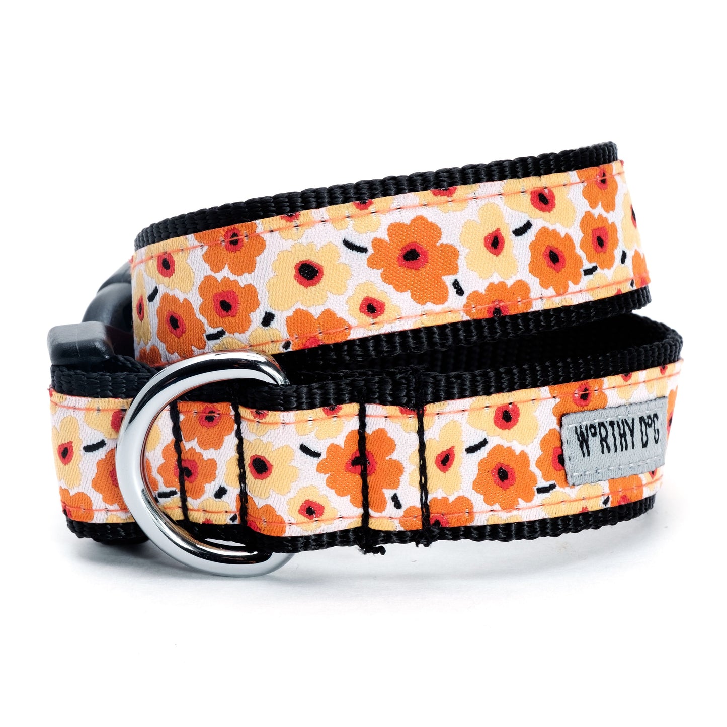 "Fleurs" Dog Collar by The Worthy Dog