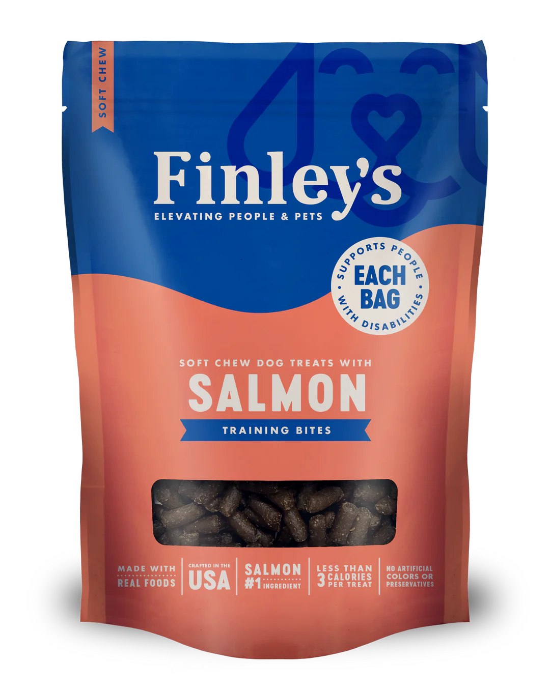 Finley's Soft Chew Training Bites Salmon Recipe 6oz