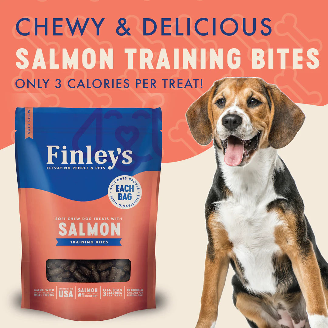 Finley's Soft Chew Training Bites Salmon Recipe 6oz