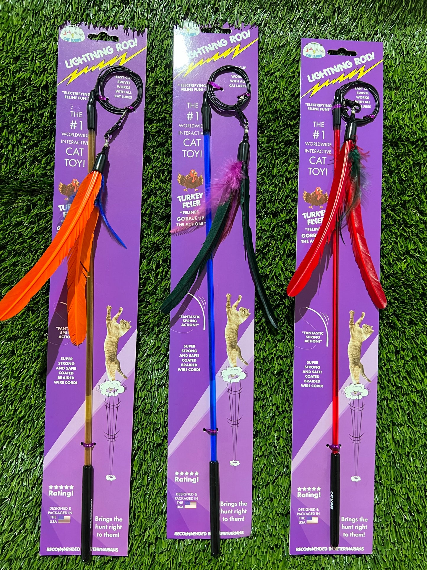 Cat Lures Lightning Rod + Turkey Flyer Attachment