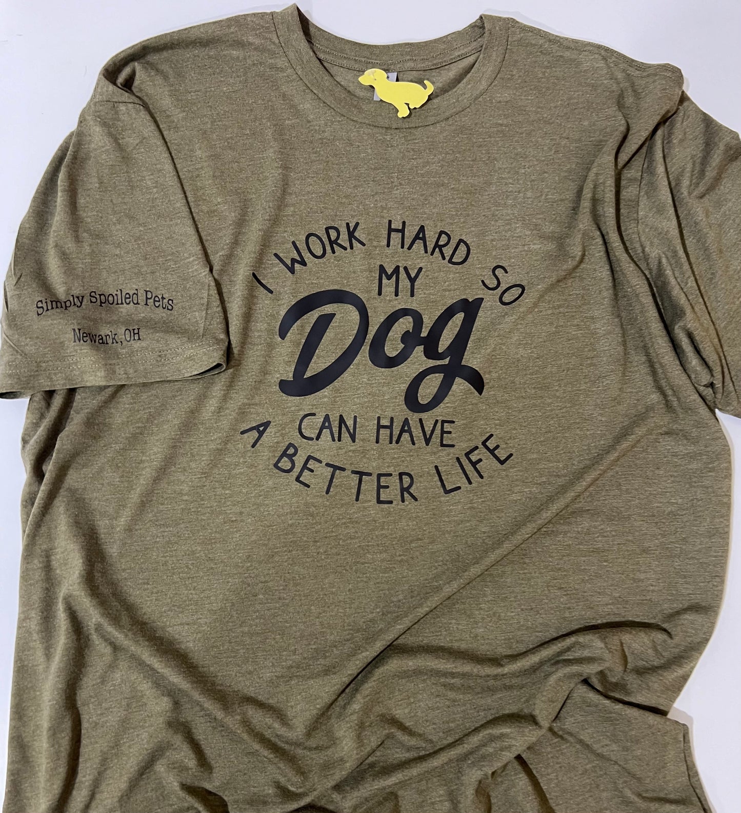 HandMade T-Shirt Work Hard