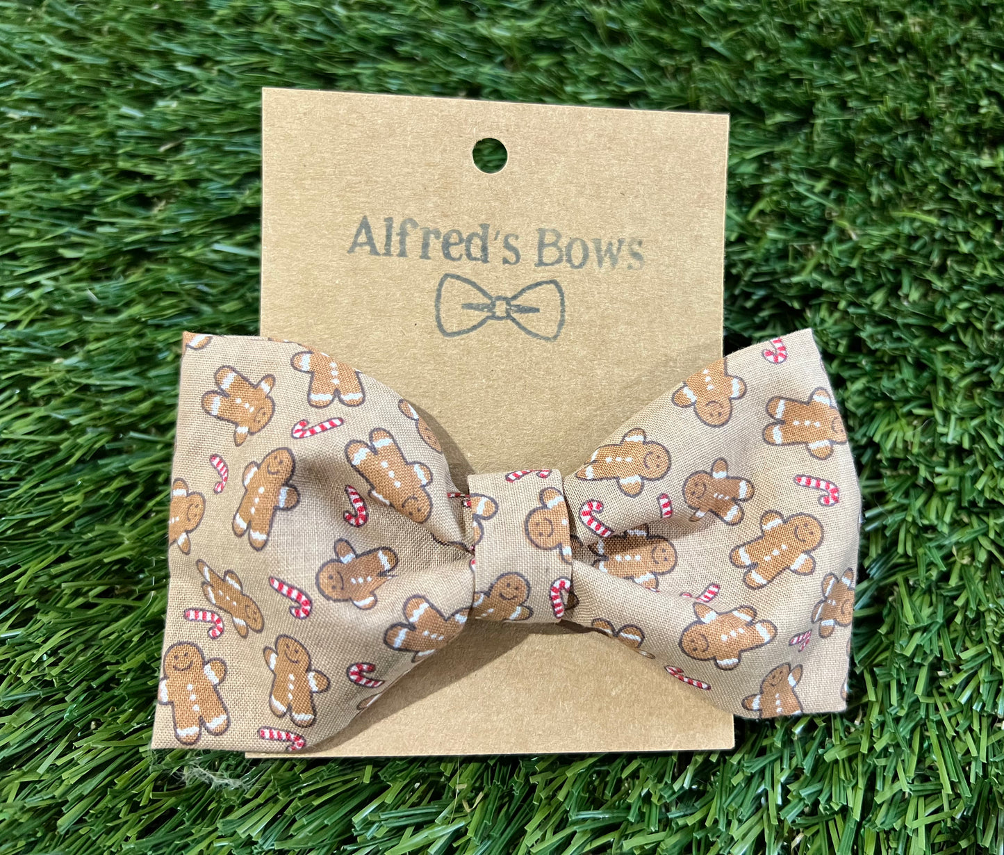 Alfred's Bows Gingerbread Medium Bow