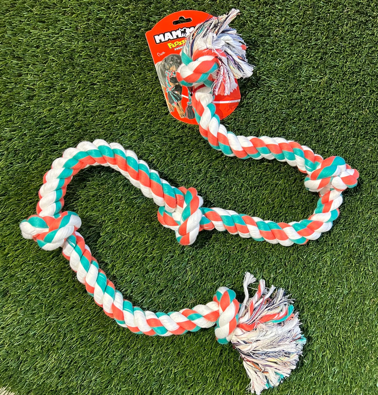 MAMMOTH 72 IN SUPER XLARGE 5 KNOT ROPE TUG DOG TOY
