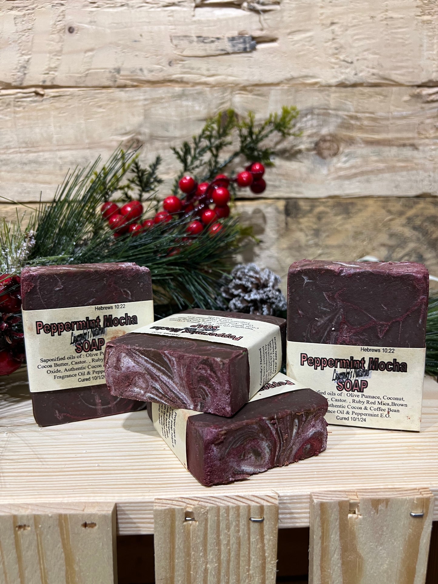 Peppermint Mocha - Laurenkr's Naturals Handmade Soaps