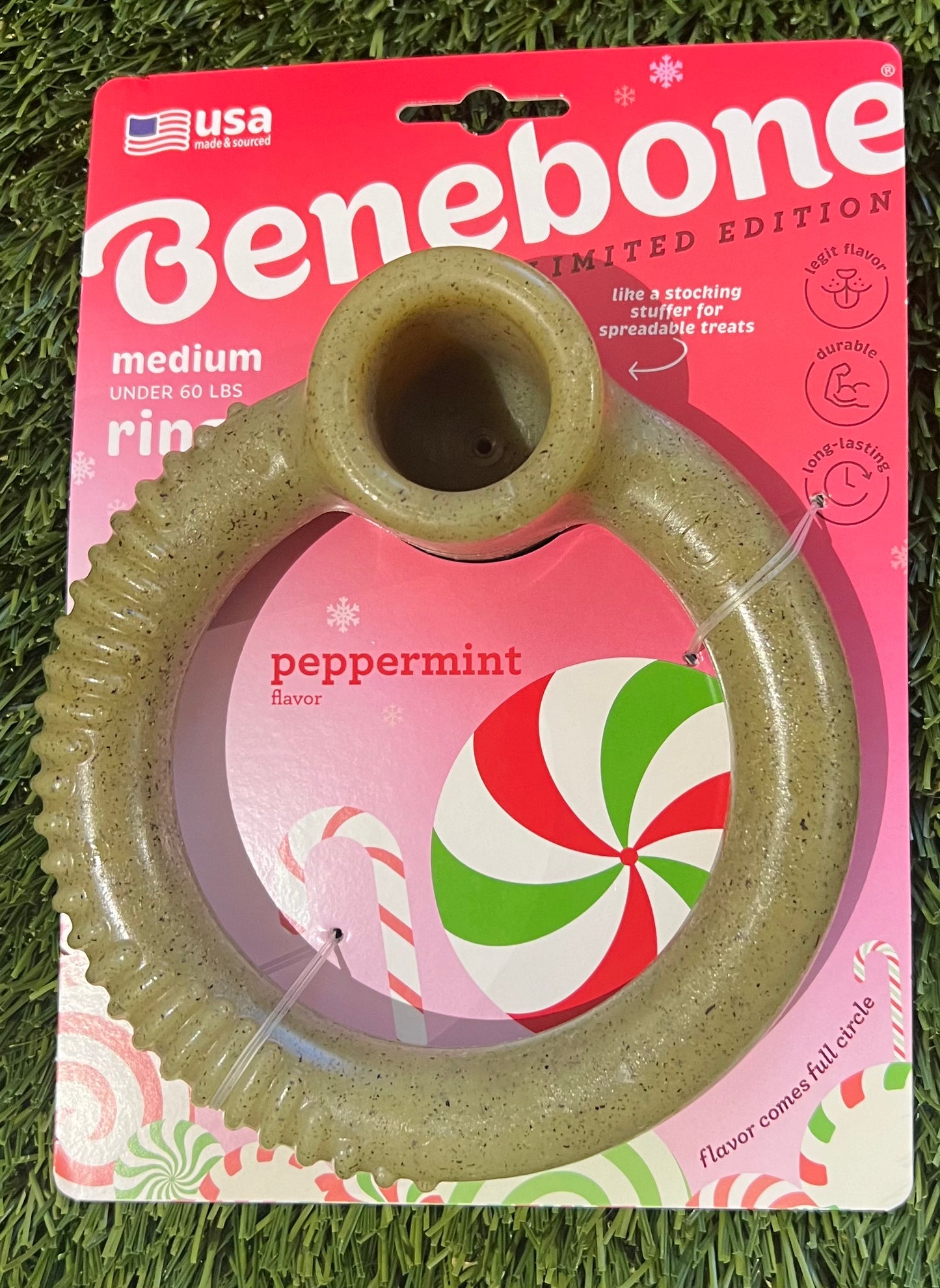 Benebone Peppermint Medium Ring