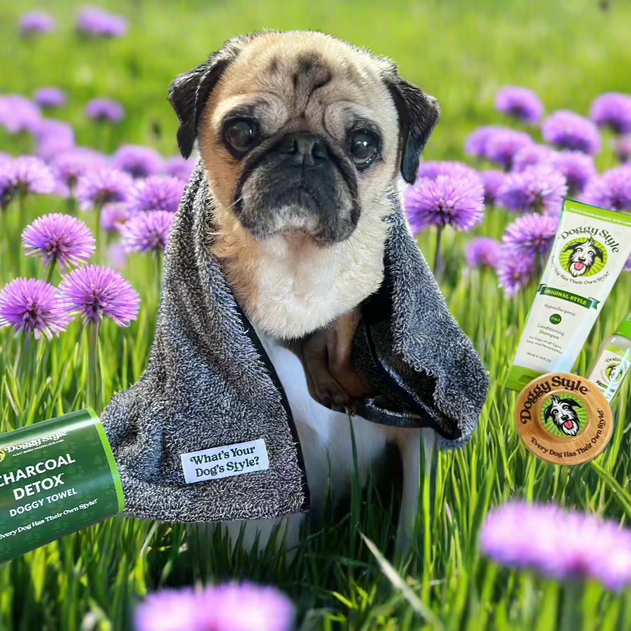 Doggy Style Charcoal Detox Doggy Towel