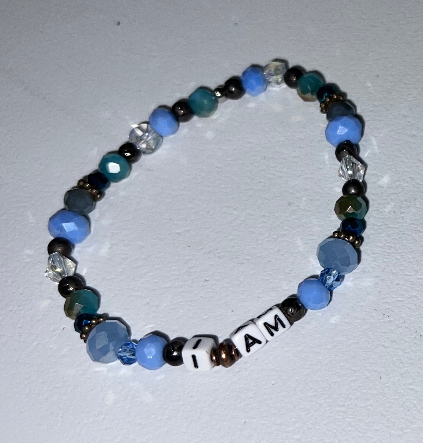 HandMade Beaded Stretch Bracelet 7"approx