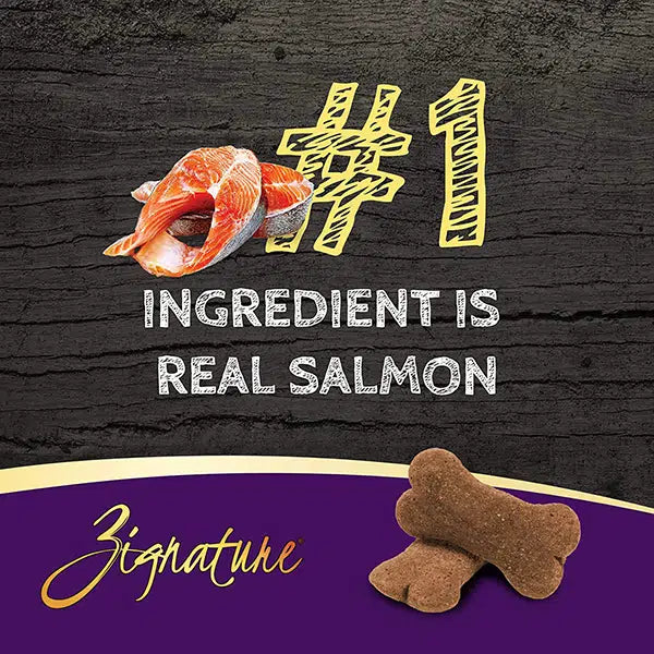 ZIGNATURE SALMON FORMULA BISCUIT TREATS FOR DOGS