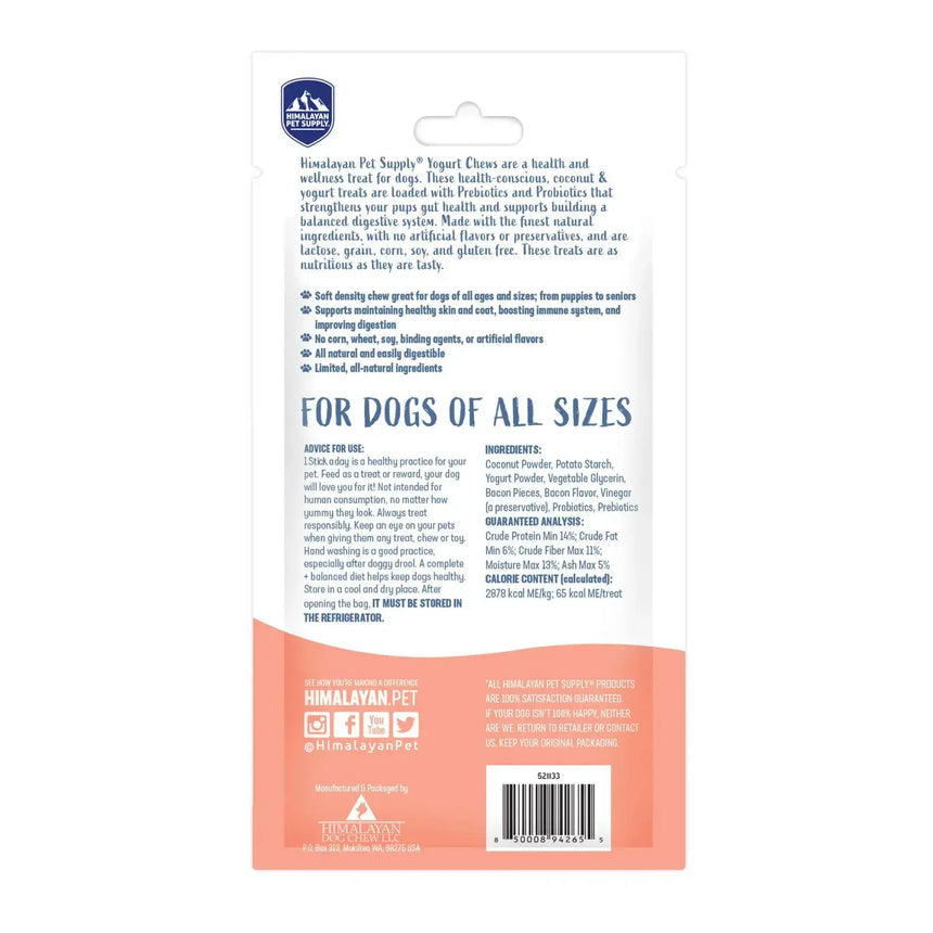Himalayan Pet Supply Yogurt Sticks (Bacon) 5pk