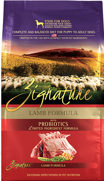 ZIGNATURE LAMB FORMULA DOG FOOD