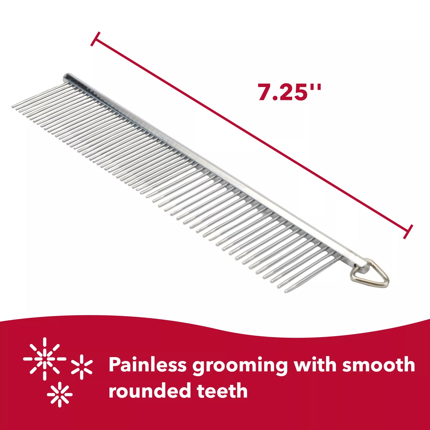 Safari by Coastal Dog Grooming Comb for Medium and Coarse Coats 7 1/4"