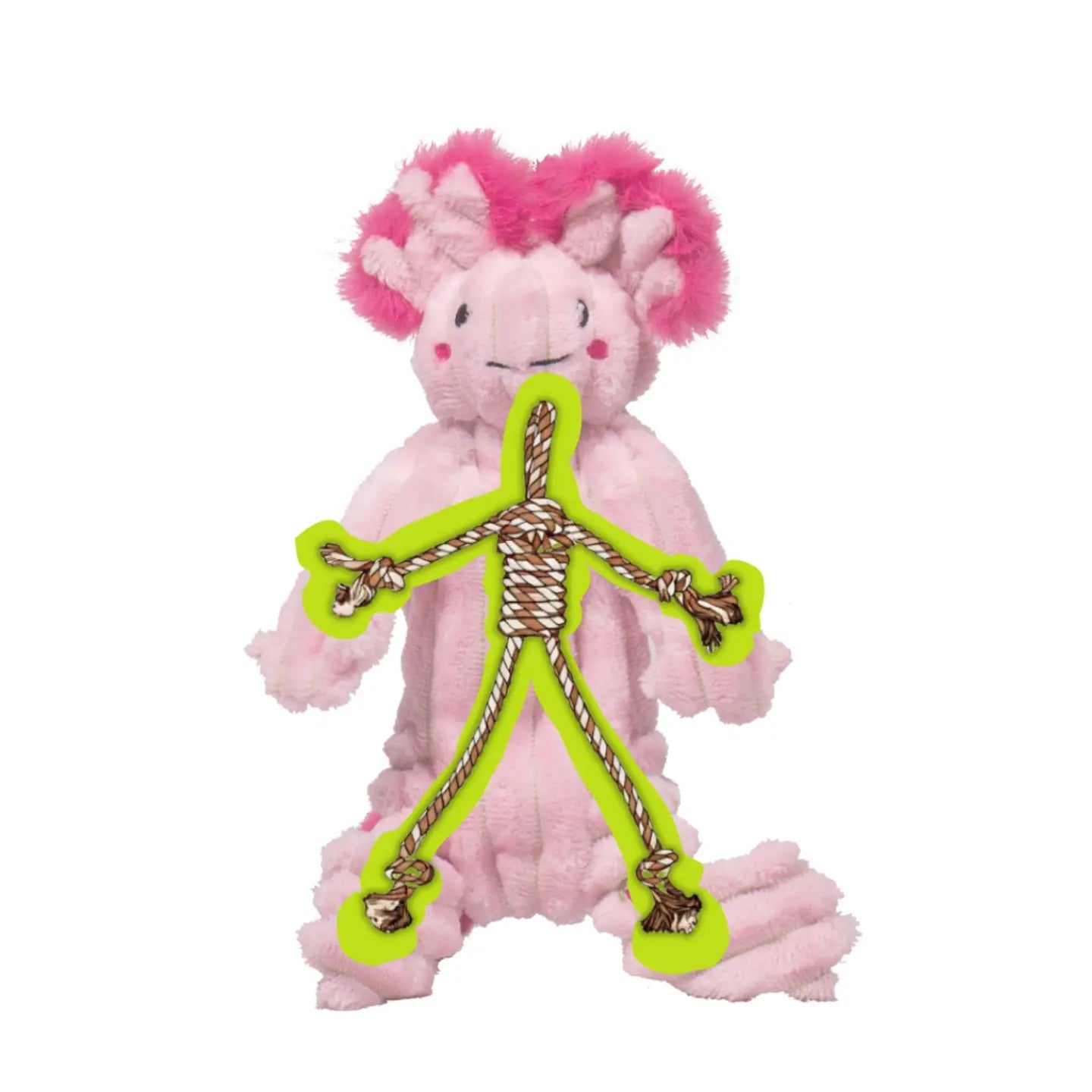 Axolotl Kiki X-Brace™ Durable Plush Dog Toy
