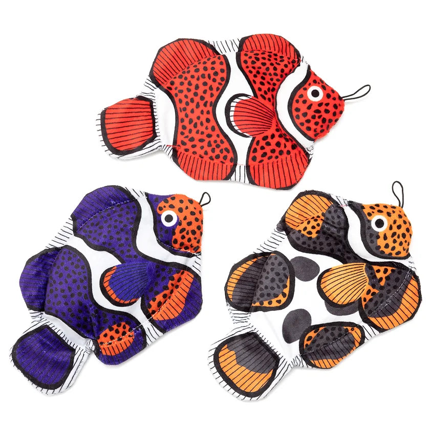 Clown Fish Catnip Pouch (Refillable Lure for Large Cats)