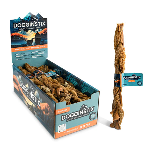 Braided Beef Tripe Stick 12"