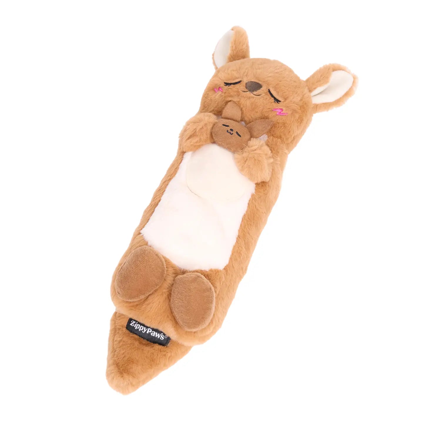 Kangaroo Snooziez Silent Dog Toy