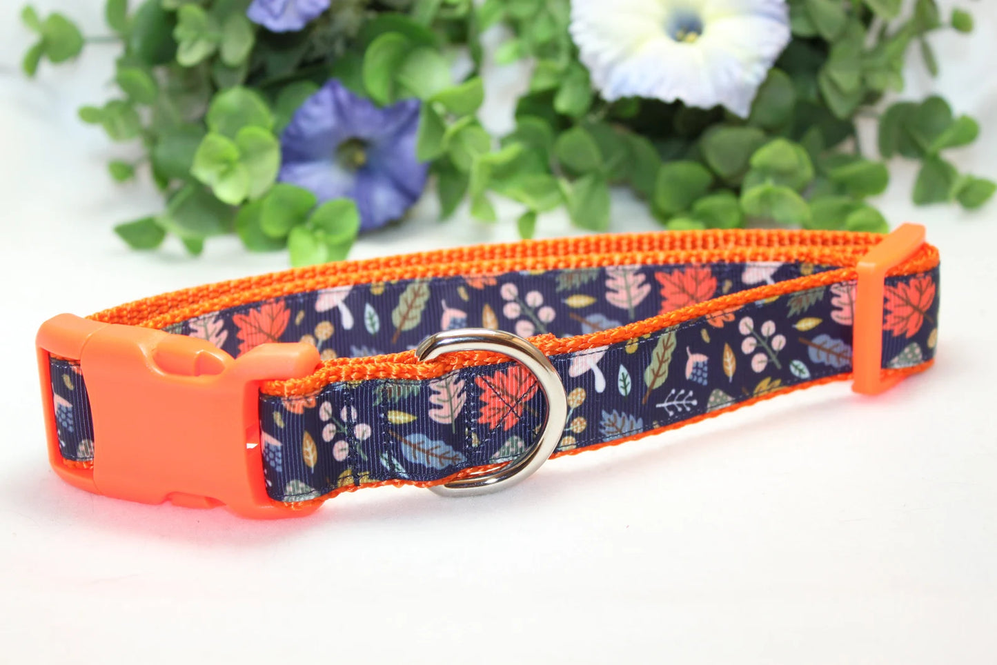 Trendies Fall Leaves Dog Collar
