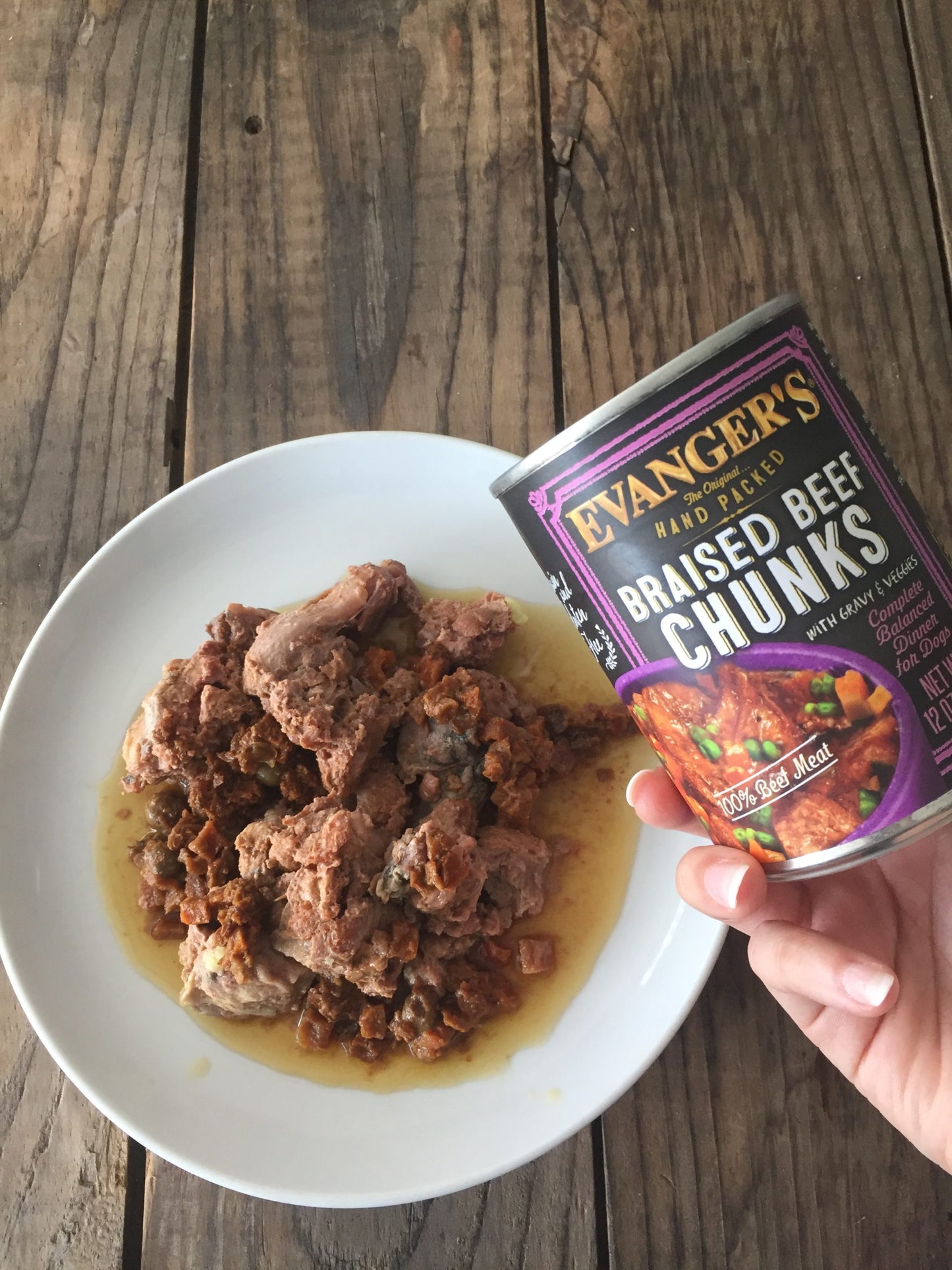 Braised Beef Chunks With Gravy – Packed By Hand!