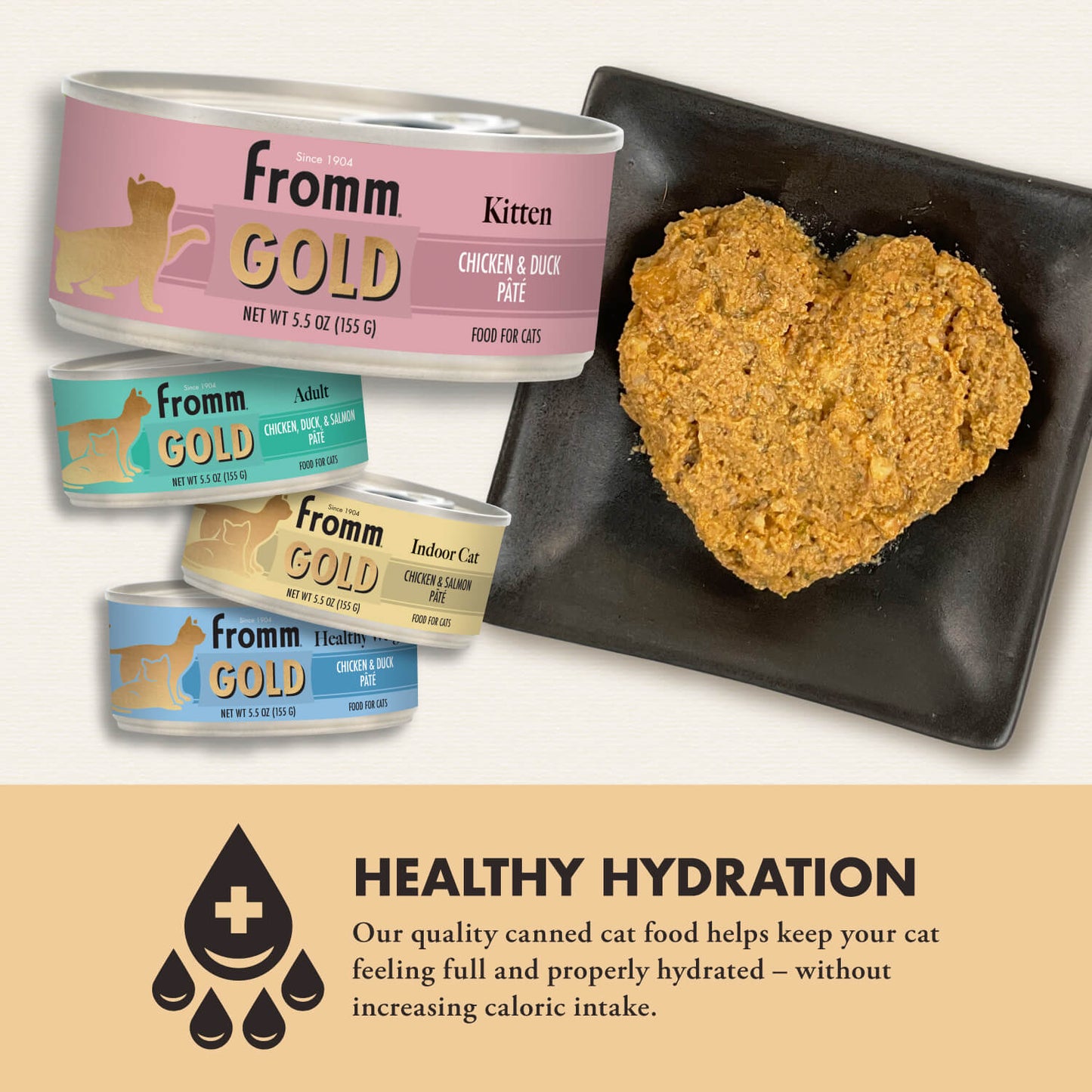 FROMM 3 OZ KITTEN CAN CHICKEN & DUCK GOLD PATE