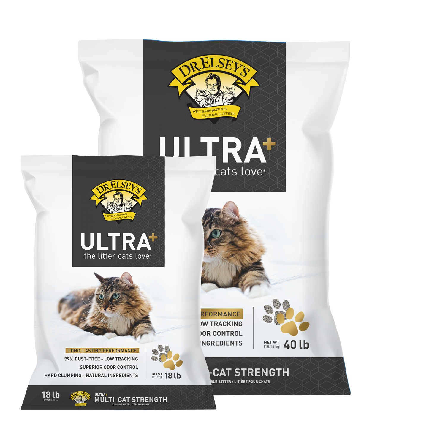 Ultra + Clumping Clay Cat Litter 20# box