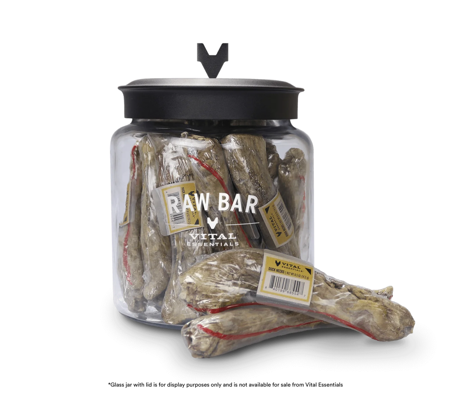 FREEZE-DRIED RAW BAR DUCK NECKS (Vital Essentials) each individually wrapped