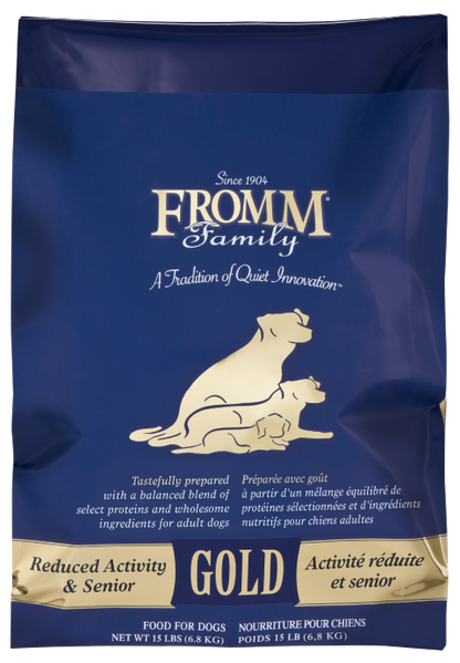 Fromm Reduced Activity & Senior Gold Food for Dogs