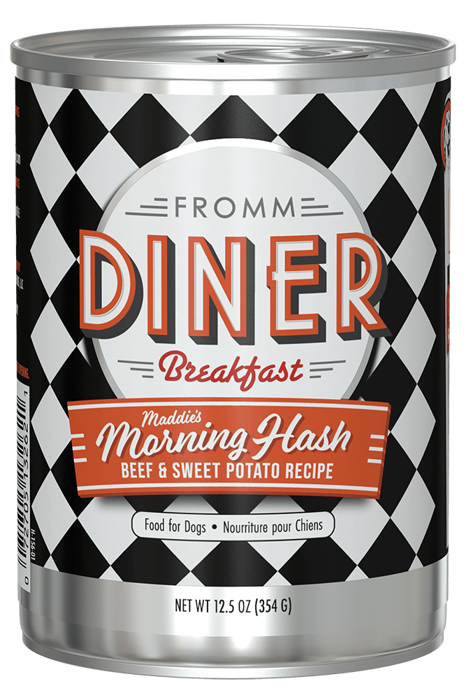 FROMM 12.5 OZ DOG CAN DINER BREAKFAST MORNINGHASH STEW