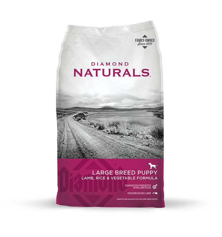 DIAMOND NATURALS  LAMB & RICE  LG BREED PUPPY 40lb (Special Order)