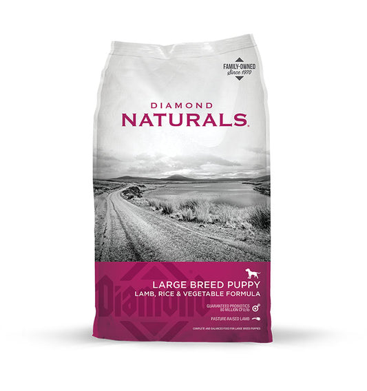 DIAMOND NATURALS  LAMB & RICE  LG BREED PUPPY 40lb (Special Order)