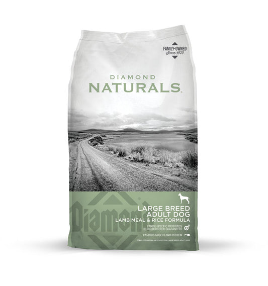 DIAMOND NATURALS 40 LB DOG LAMB RICE  LG BREED